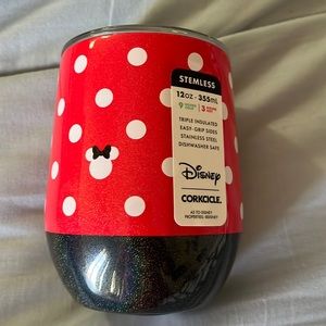 Disney Corkcicle 12oz stemless tumbler Minnie Mouse